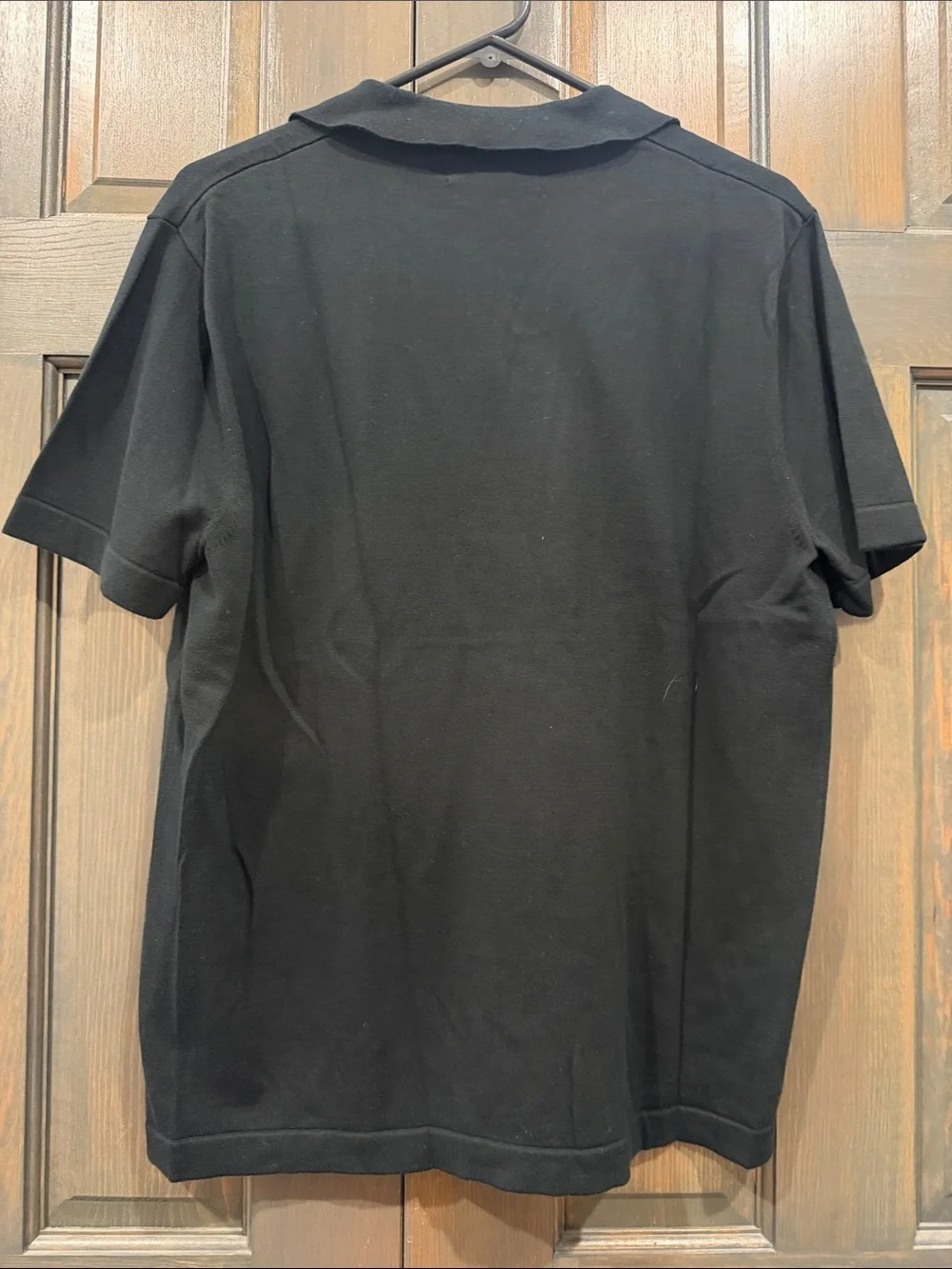 Banana Republic Men’s Black Short-Sleeve Polo
